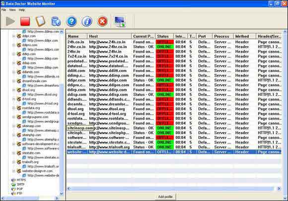 Web Domain Monitor Software