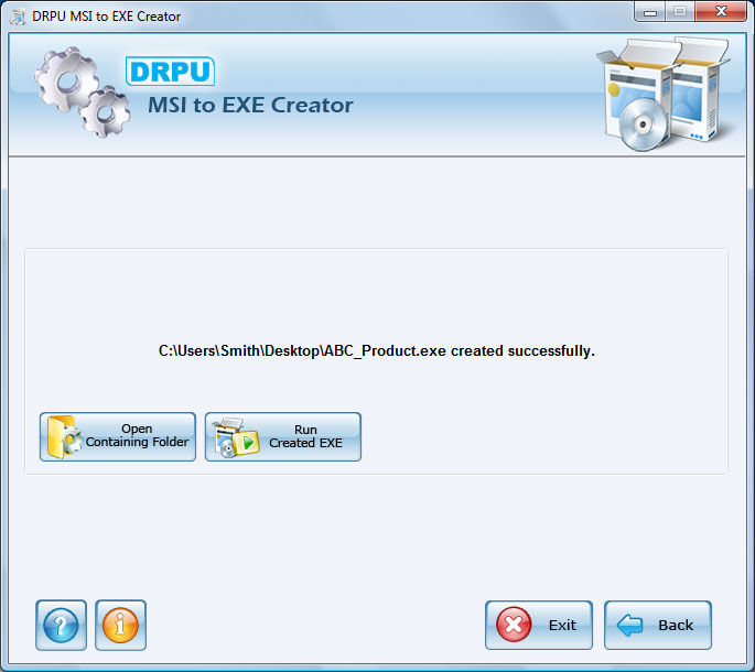 MSI to EXE Creator